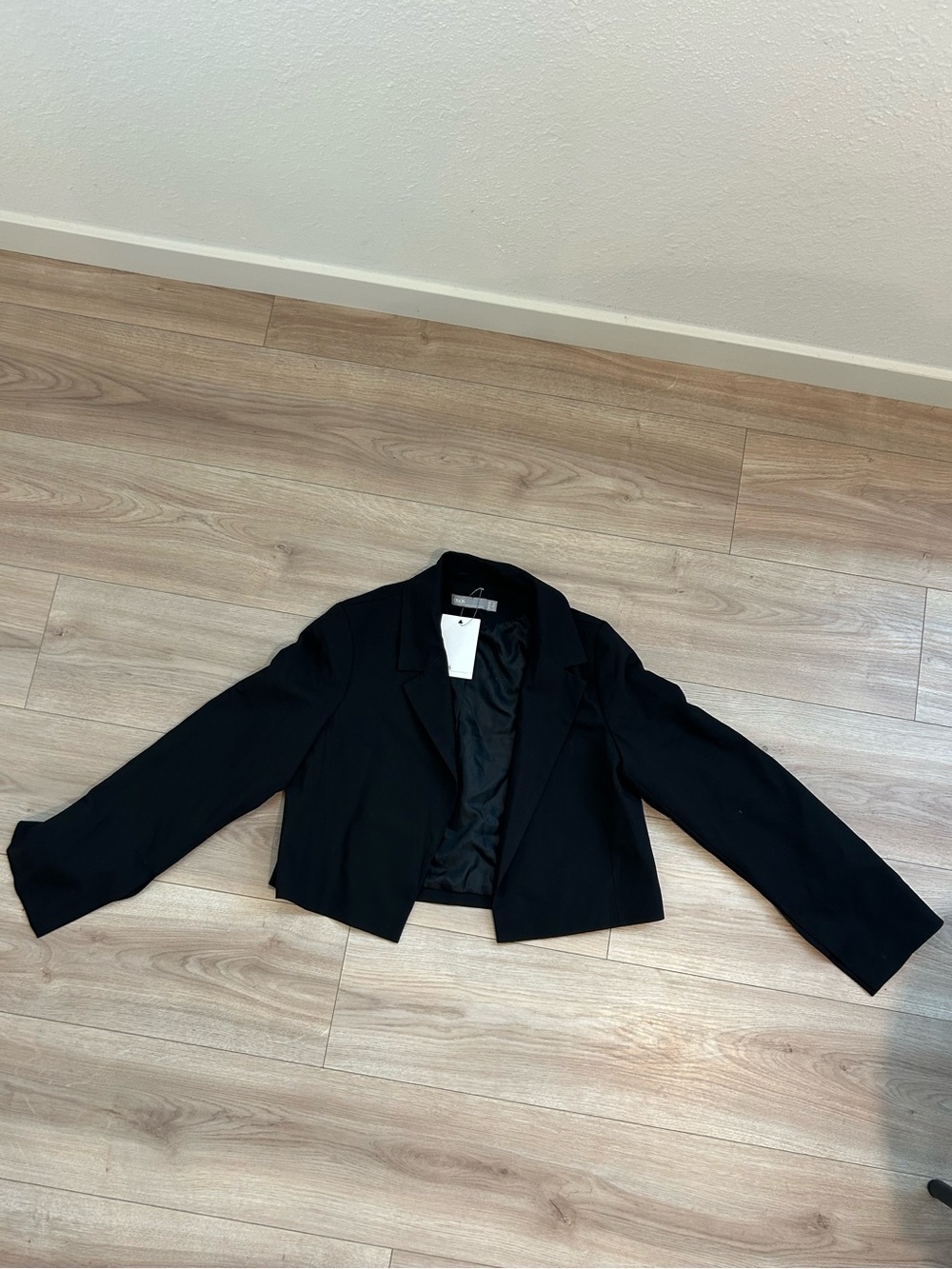 ASOS Black Cropped Blazer Jacket